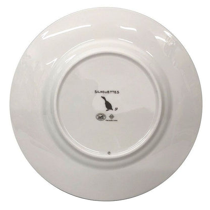 Hermes Silhouettes Silhouette Dessert Plate Boy Dog Duck