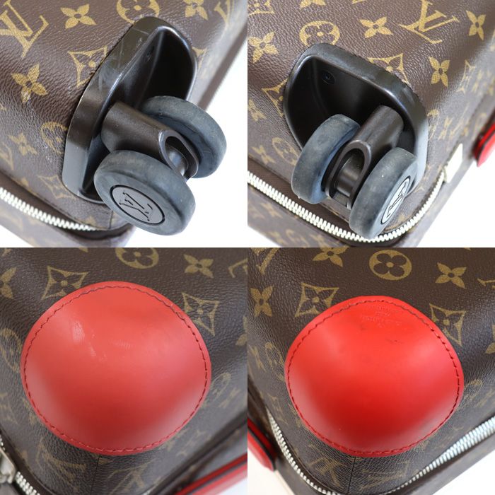 Louis Vuitton Horizon 55 Travel Bag Monogram Poppy Red