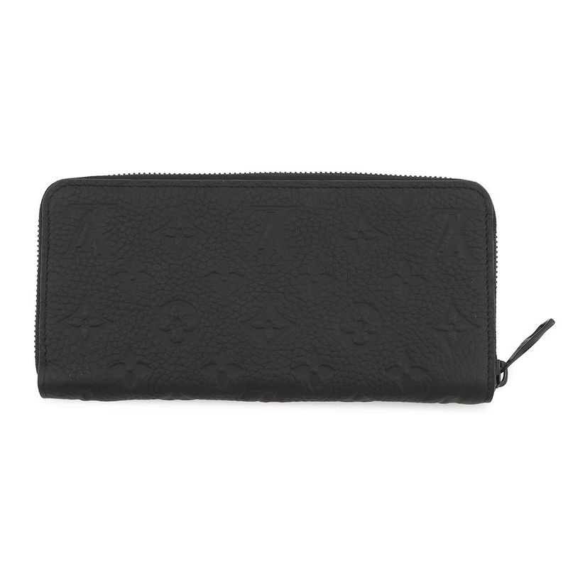 Louis Vuitton Wallet Monogram Taurillon Zippy Noir Black