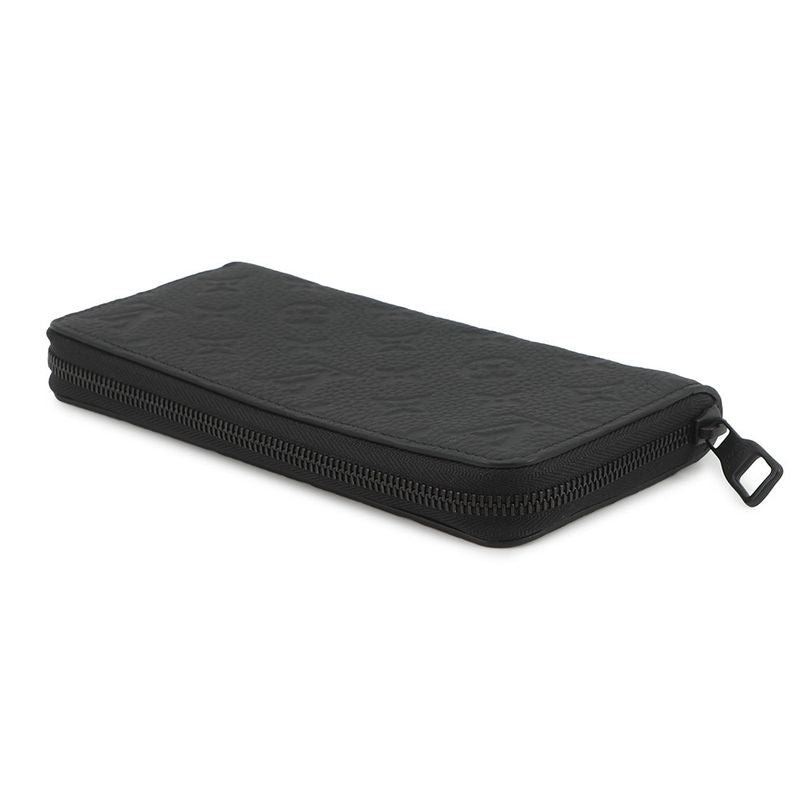 Louis Vuitton Wallet Monogram Taurillon Zippy Noir Black