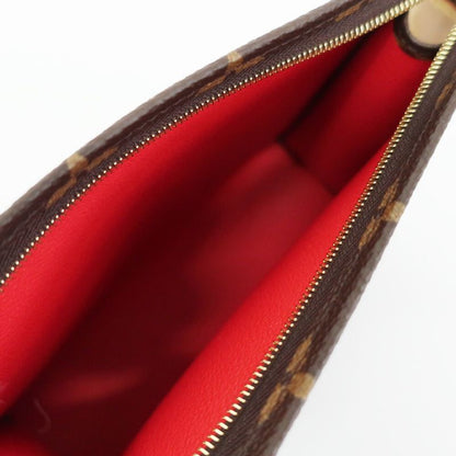Louis Vuitton Trio Posh Toilette LV Monogram Pouch Brown Gold
