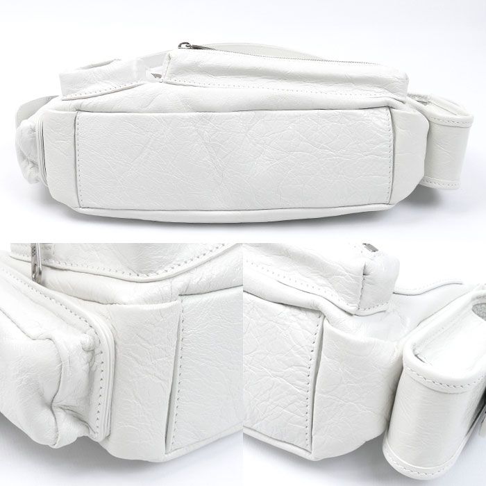 Balenciaga Super Business Shoulder Bag White