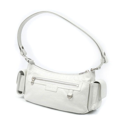 Balenciaga Super Business Shoulder Bag White