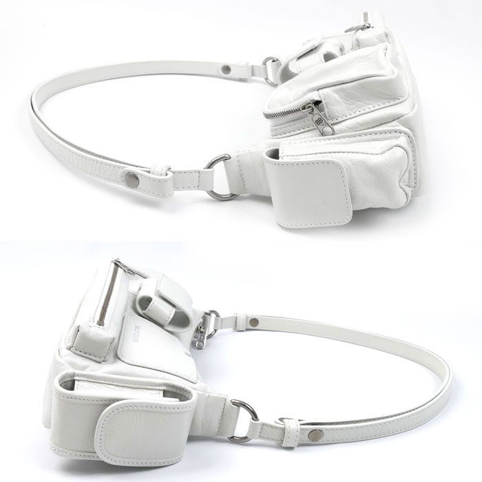Balenciaga Super Business Shoulder Bag White
