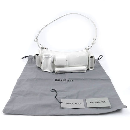 Balenciaga Super Business Shoulder Bag White