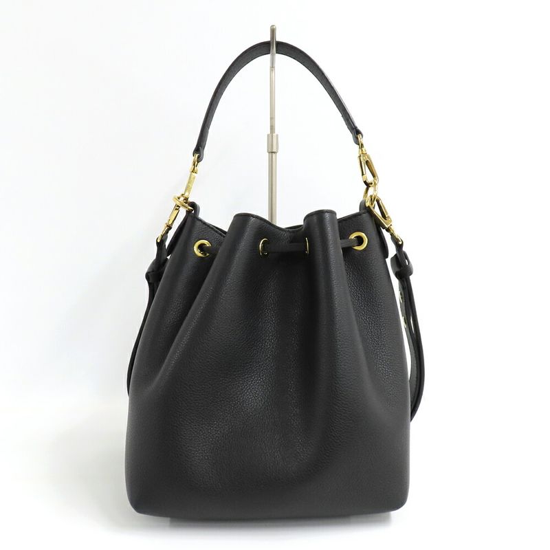 Louis Vuitton Lockme Bucket NV Shoulder Bag 2-Way Black