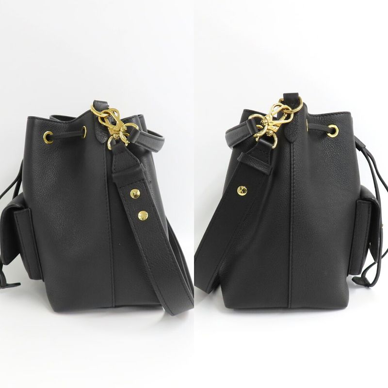 Louis Vuitton Lockme Bucket NV Shoulder Bag 2-Way Black