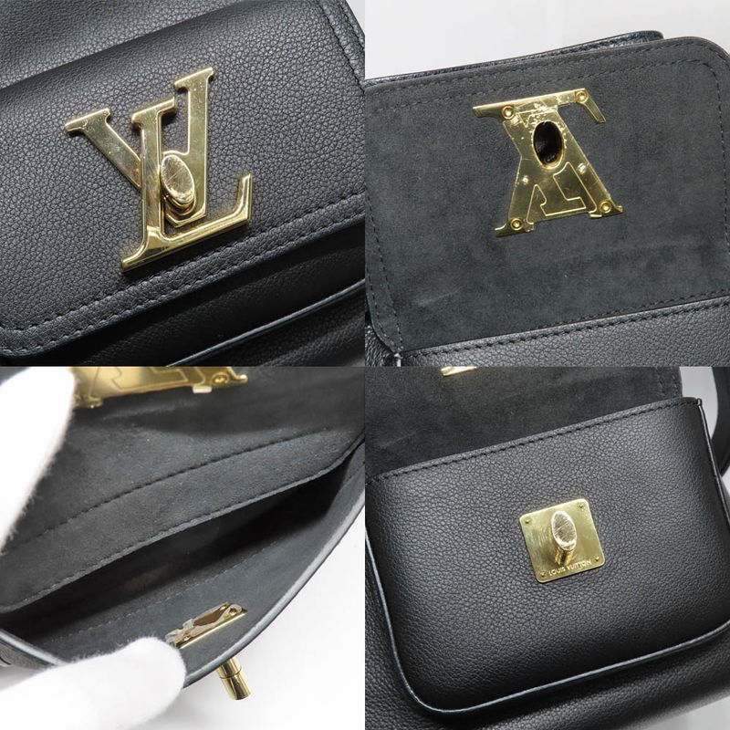 Louis Vuitton Lockme Bucket NV Shoulder Bag 2-Way Black