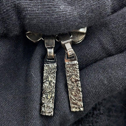 Chanel Coat Knit Alpaca 36 Black