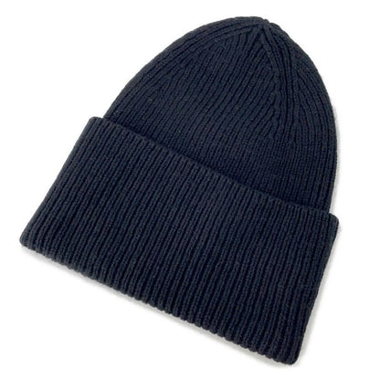 Louis Vuitton Knit Hat Beanie LV Headline Wool Noir Black