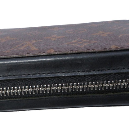 Louis Vuitton Wallet Monogram Macassar Zippy XL Noir Black