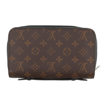 Louis Vuitton Wallet Monogram Macassar Zippy XL Noir Black