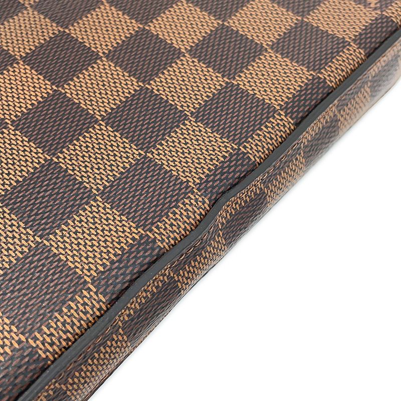 Louis Vuitton Chain Wallet Damier Ebene Pochette Felicie