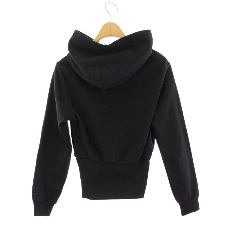Balenciaga Cropped Hoodie Long Sleeve XS Black