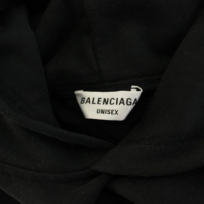 Balenciaga Cropped Hoodie Long Sleeve XS Black