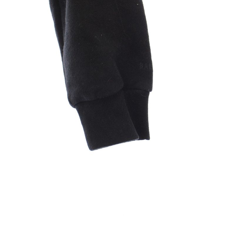 Balenciaga Cropped Hoodie Long Sleeve XS Black