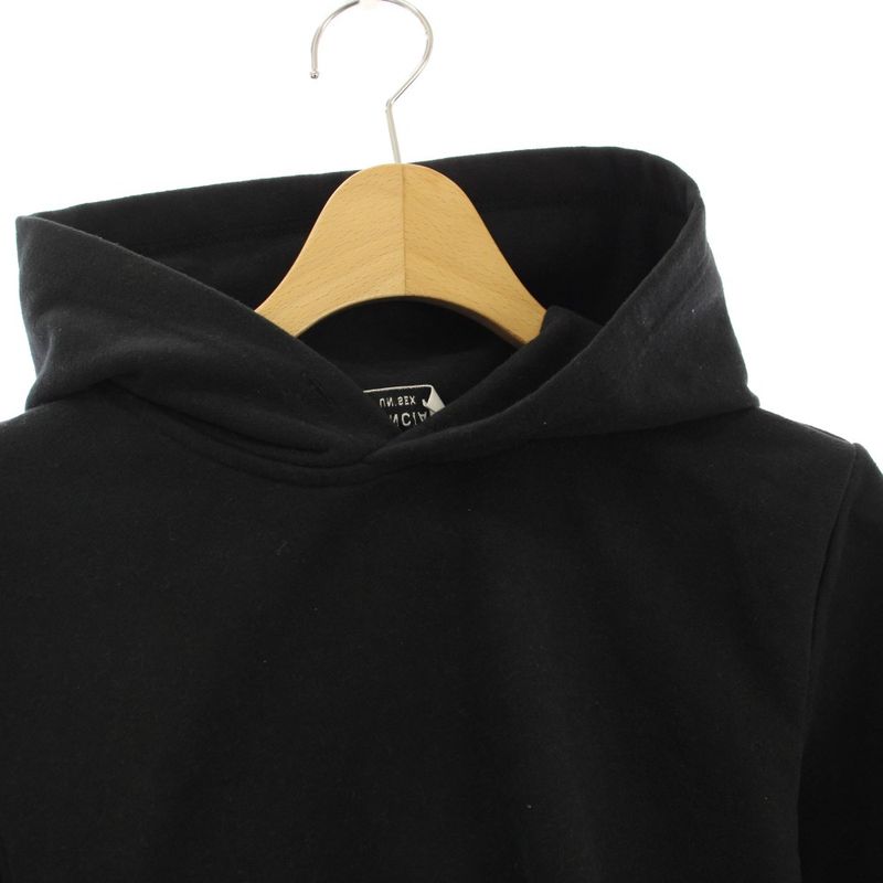 Balenciaga Cropped Hoodie Long Sleeve XS Black