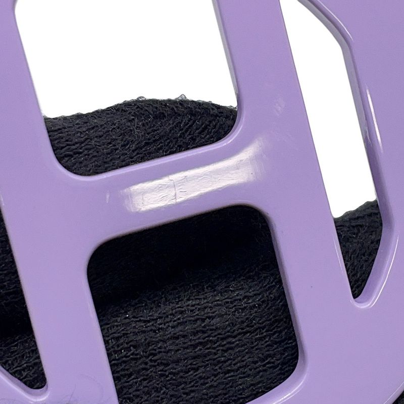 Hermes Earrings Equipe Nautic Buffalo Horn Lavender-yellow