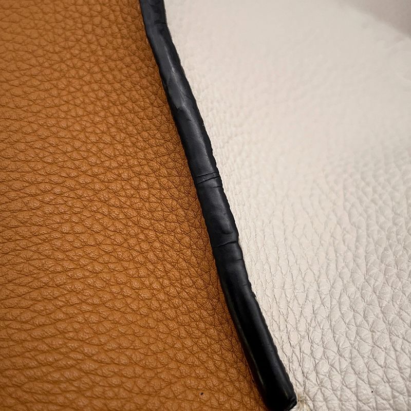 Loewe Tote Color Block Hobo Leather 2-Way Handbag Ivorybrown
