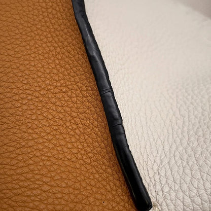 Loewe Tote Color Block Hobo Leather 2-Way Handbag Ivorybrown