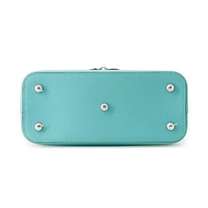 Hermes Handbag Bolide Cles Blue Atoll Silver Swift