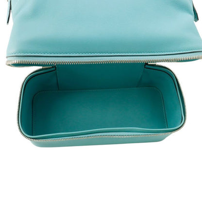 Hermes Handbag Bolide Cles Blue Atoll Silver Swift