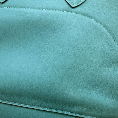 Hermes Handbag Bolide Cles Blue Atoll Silver Swift