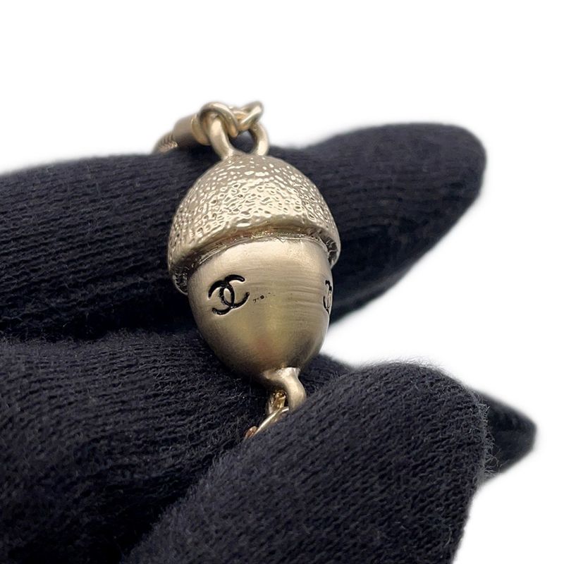 Chanel Charm Acorn Motif CC Logo 05 a Key Holder