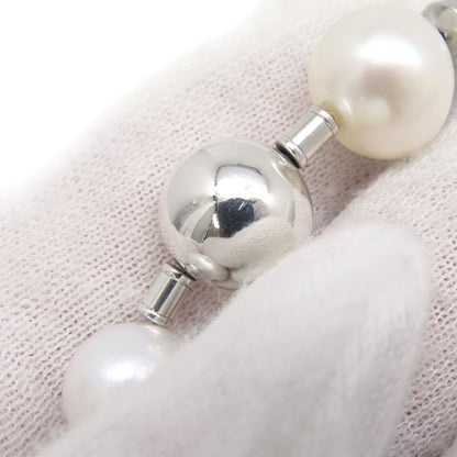 Tiffany & Co. Necklace Fresh Water Pearl Ball Silver