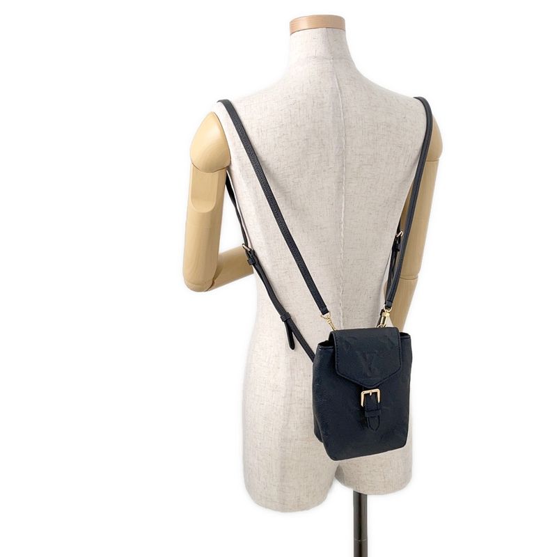 Louis Vuitton Backpack Monogram Empreinte Tiny Noir Black