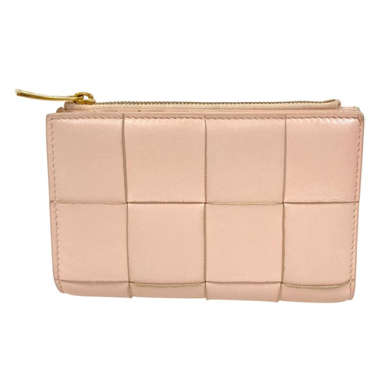 Bottega Veneta Maxi Intrecciato Cassette Leather Wallet
