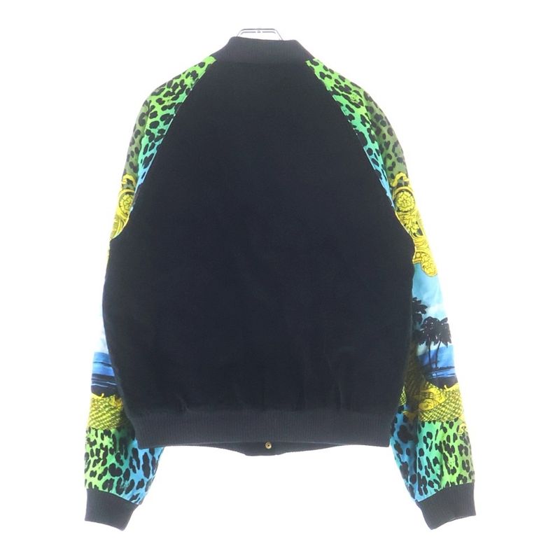 Versace H&M Velvet Bomber Jacket Black