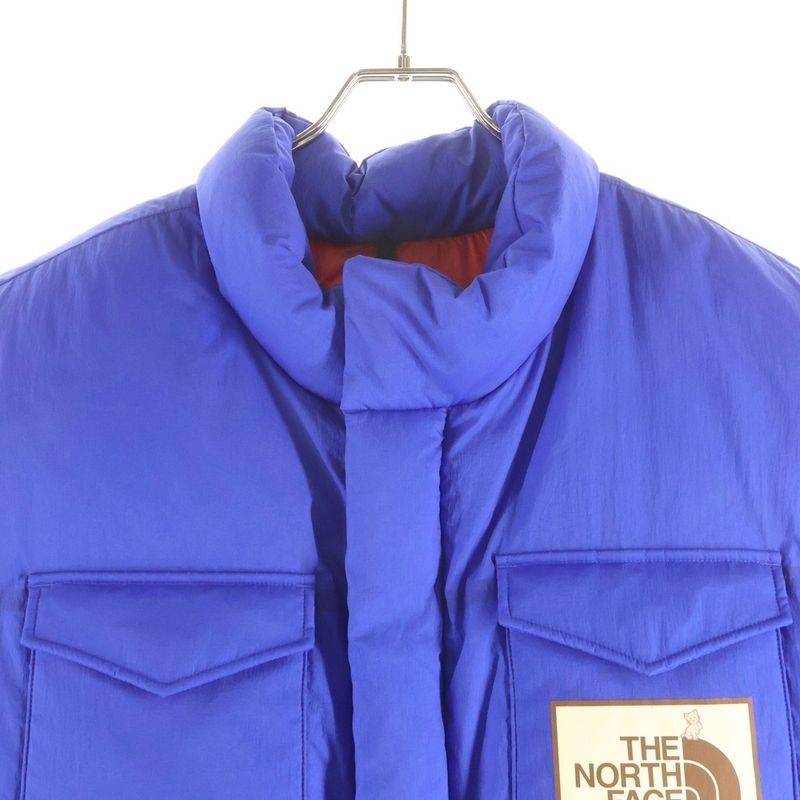 Gucci the North Face Down Vest Jacket Blue