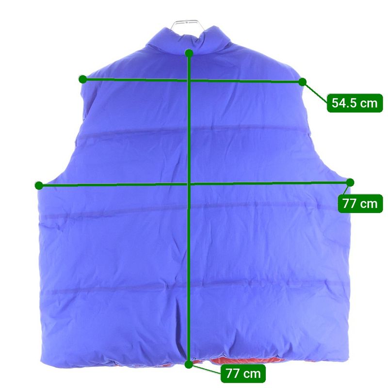 Gucci the North Face Down Vest Jacket Blue