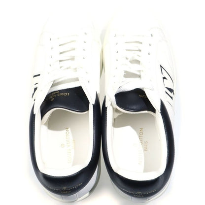 Louis Vuitton Luxembourg Grain Low Cut Sneakers White Black