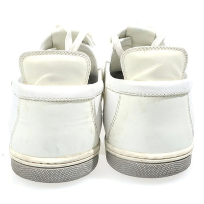 Louis Vuitton Side Gore Leather Low Cut Sneakers Shoes White