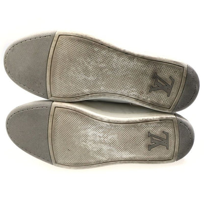 Louis Vuitton Side Gore Leather Low Cut Sneakers Shoes White