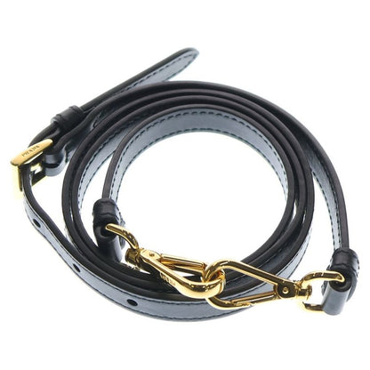 Prada Saffiano 2-Way Shoulder Bag Black Leather