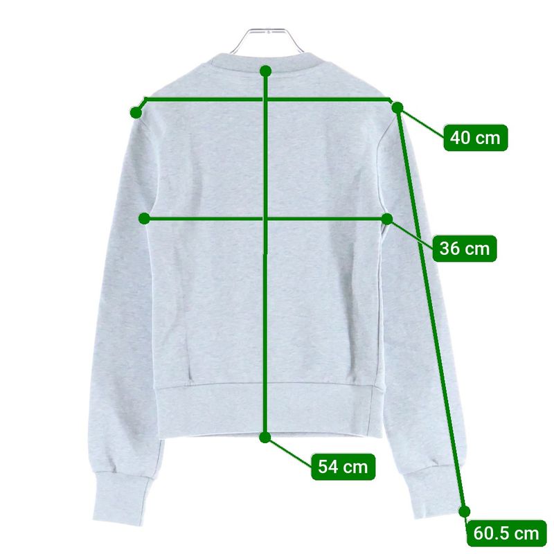 Gucci Logo Sweatshirt Trainer Gray Cotton