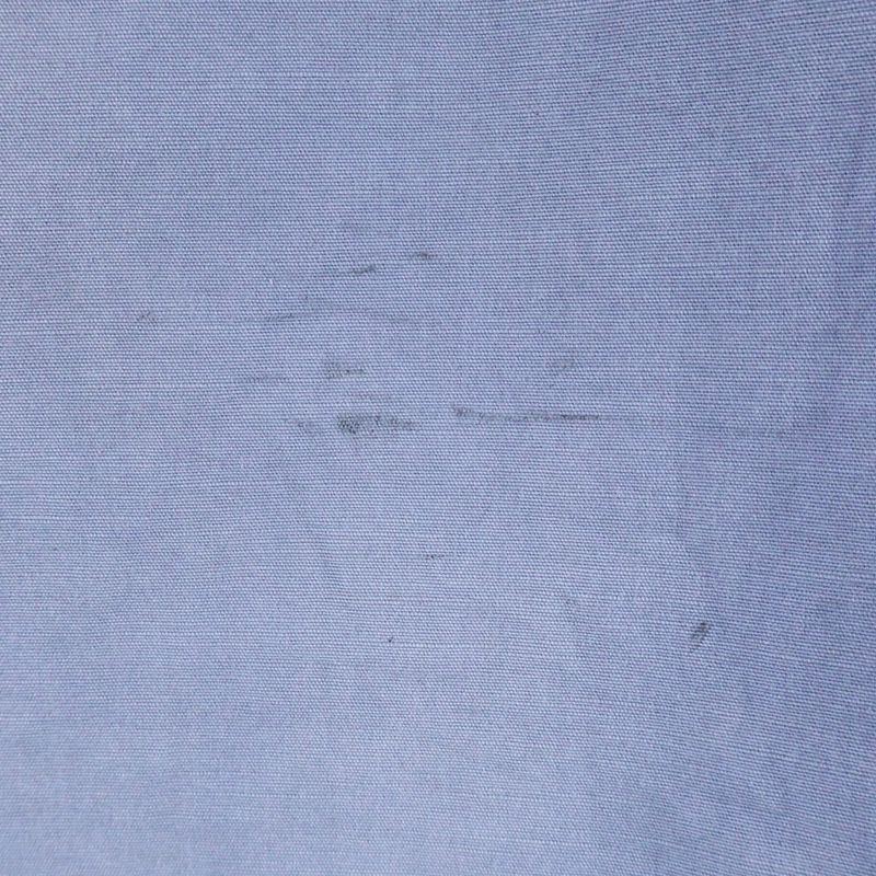 Dior Graphic Logo Embroidery Cotton Denim Shirt Blue