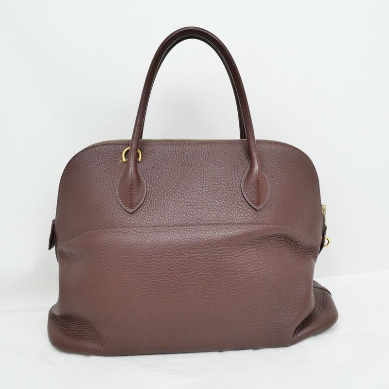 Hermes Bolide 35 Tote Hand Havana Taurillon Clemence