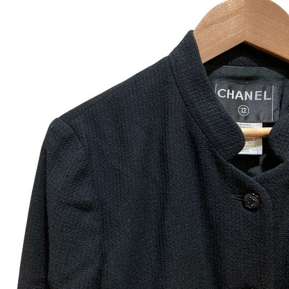 Chanel CC Logo Button Maokara Single Jacket 38