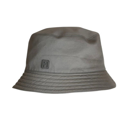 Hermes Fred Cut Bucket Hat 60 Gray