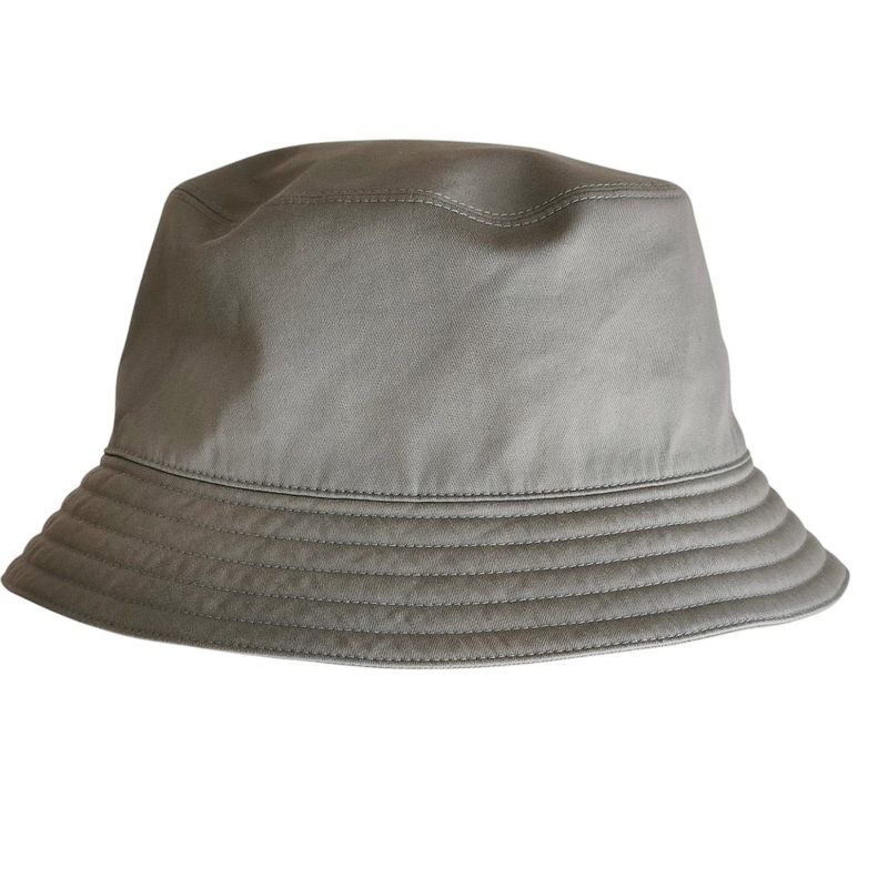Hermes Fred Cut Bucket Hat 60 Gray