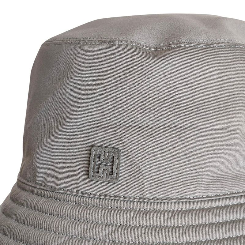 Hermes Fred Cut Bucket Hat 60 Gray
