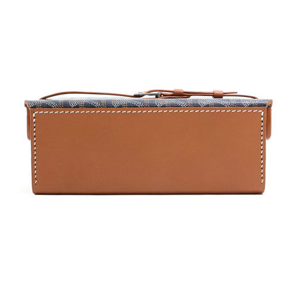 Goyard Watch Case Leather Canvas