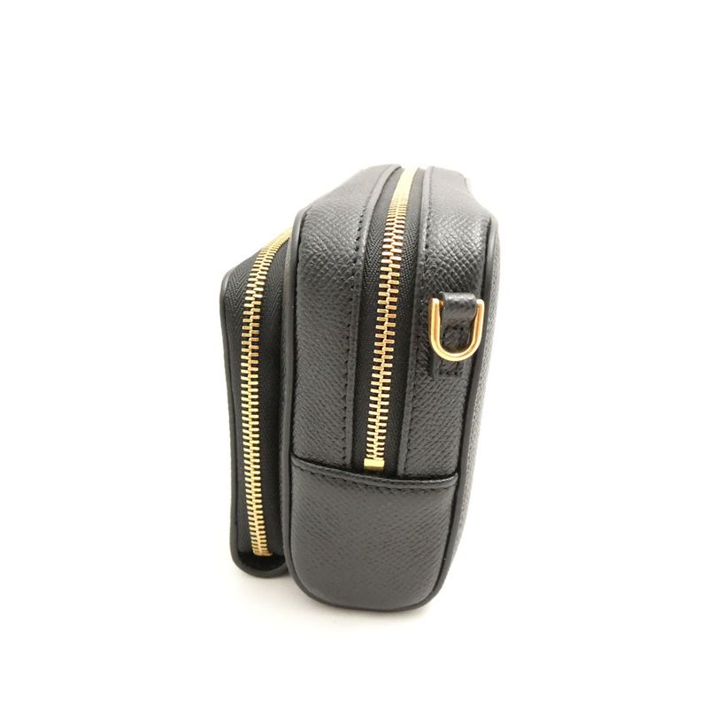 Dior Caro Double Pouch Shoulder Bag CD Logo