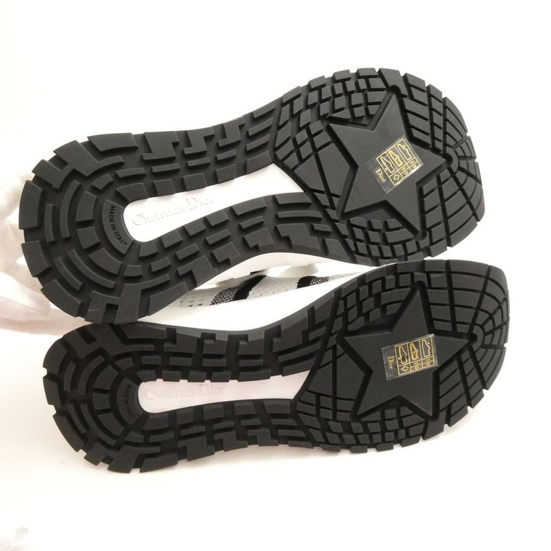 Dior Run'n'dior Sneakers 37 Low Cut Mesh Logo Black