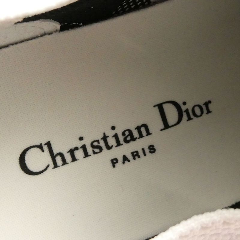 Dior Run'n'dior Sneakers 37 Low Cut Mesh Logo Black