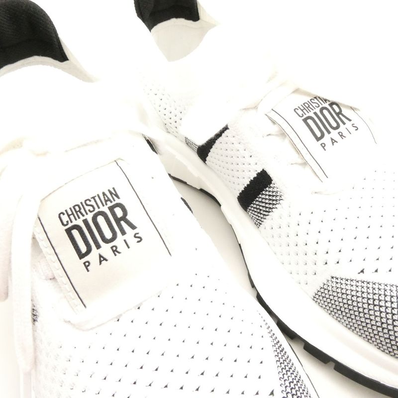 Dior Run'n'dior Sneakers 37 Low Cut Mesh Logo Black